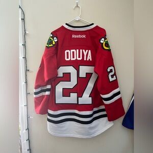 Chicago Blackhawks Johnny Oduya Jersey, Men’s L